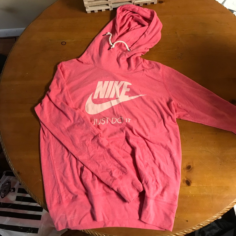 Pink nike hoodie